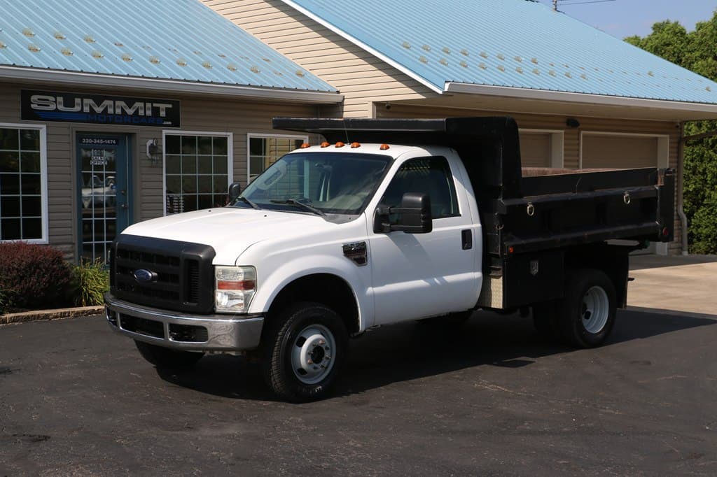Photo 1 of 2008 FORD F350 DUMP TRUCK 4x4 DIESEL DUMP TRUCK
